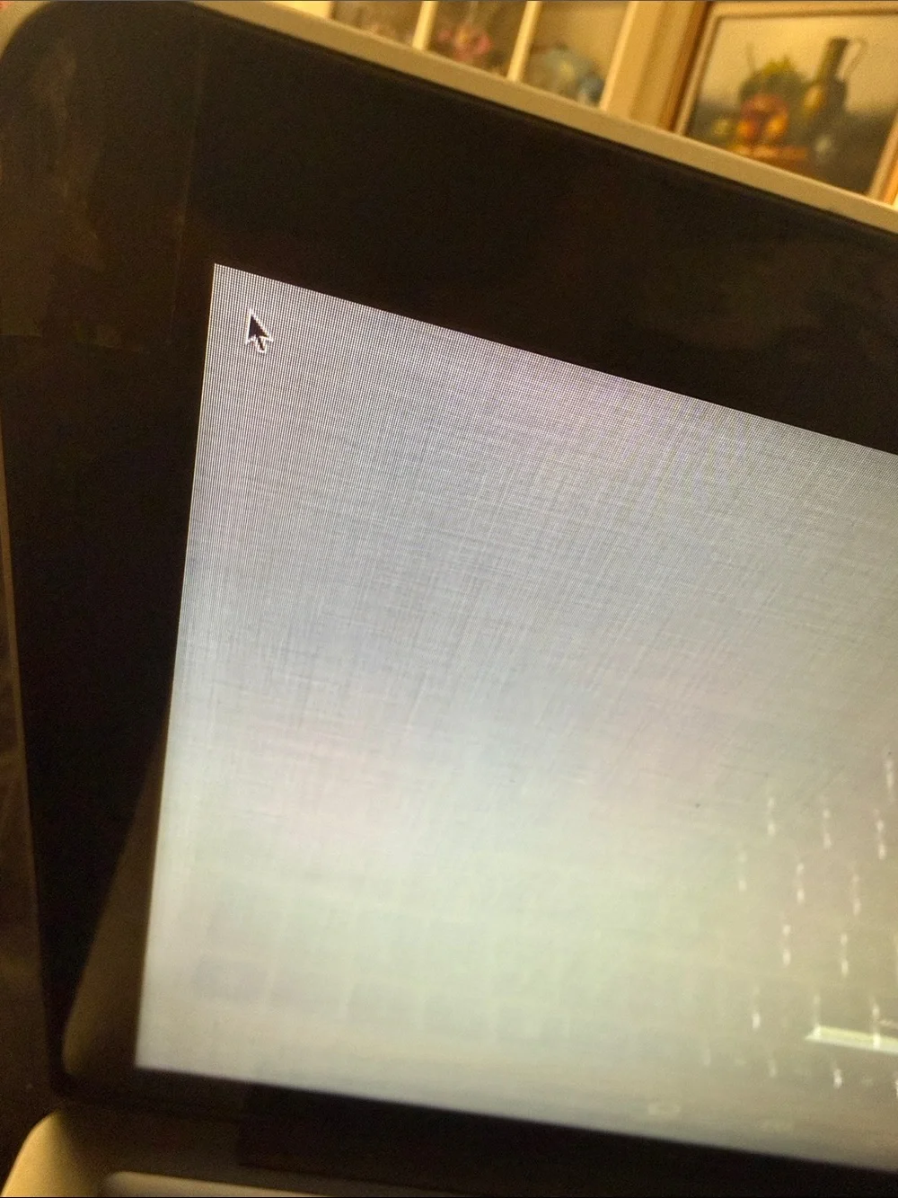 Apple MacBook Pro Silver with Black Keyboard and Blue Display
